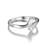 .925 Sterling Silver Double Row Wrap Round Promise Ring - Gift-Junkies