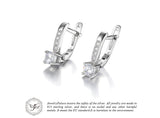 .925 Sterling Silver 1ct Clip Earrings - Gift-Junkies