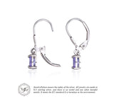 925 Sterling Silver Tanzanite Lever Back Earrings - Gift-Junkies